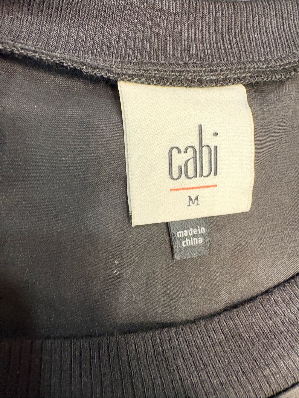 CAbi Black Satin Short Sleeve Tee - Picture 5 of 7